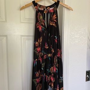 Tropical romper dress